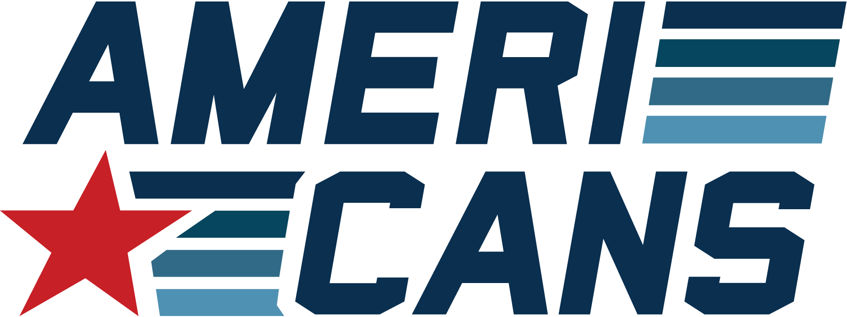 AMERI-CANS stacked logo